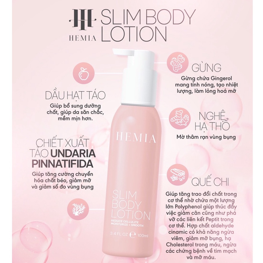 Ảnh Kem Hủy Mỡ Hemia 100g đốt chay mỡ thừa săn chắc cơ thể  tác dụng giảm mỡ bụng - đùi - bắp tay 2