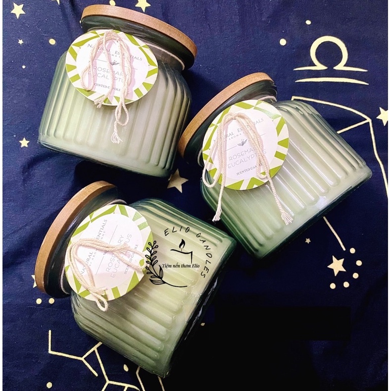 [Xuất xịn] Nến thơm candle cup cao cấp, VNXK hàng xuất Mỹ xịn,  hãng Natural Essential, hủ to đùng thơm dã man