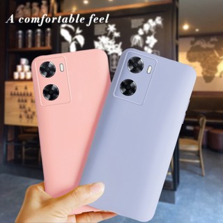Ốp Điện Thoại Silicon Mềm Màu Kẹo Cho OPPO A57 4G 2022 CPH2387 OPPOA57 A57e A57s A77 4G CPH2385