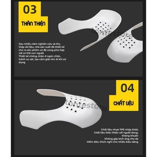 Bộ bảo vệ mũi giày loại cao cấp, độn chống nhăn gãy nứt SNEAKER SHIELD (Có video hướng dẫn)