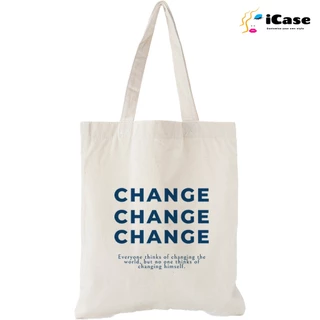 Túi vải Canvas có khóa kéo iCase bộ sưu tập Colorful