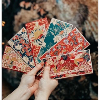 Bao lì xì năm mới hoa cúc