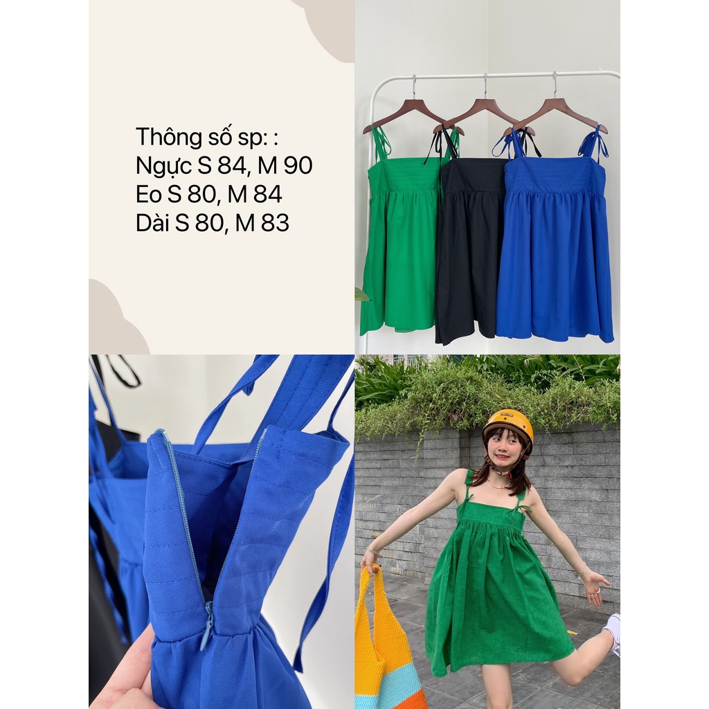 Đầm hai dây nữ ngắn Gem Boutique cột dây xinh xắn - Mizu Dress