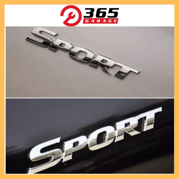 Tem chữ sport kim loại kích thước lớn dán xe ô tô | Shopee Việt Nam