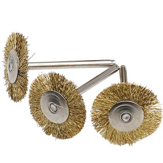 9 Chiếc 3 3 Mm / 2,35 Mm Shank Đồng Bánh Xe Bàn Chải Dây Bàn Chải Đánh Bóng Nhỏ Phụ Kiện Dụng Cụ Điện Cho Dremel Và Máy Khoan Điện Dụng Cụ Xoay
