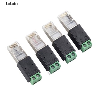 [TAT] Bộ chuyển đổi RJ45 sang RS485 Bộ chuyển đổi đầu cuối RJ45 RJ45 sang RS485 Bộ chuyển đổi pha lê sang đầu cuối CVX