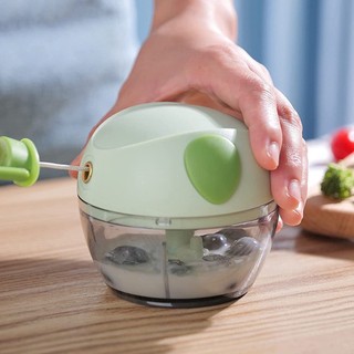 Máy Xay Mini Đa Năng 3 Lưỡi Dao Kéo Tay, Máy Xay Tỏi Ớt Hành, Xay Rau Củ Quả, Xay Đồ Ăn Dặm 3968