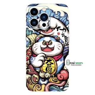 Tấm dán Skin Mặt Sau Mèo Thần Tài M01 FULL VIỀN Dành Cho 14prm , 13prm , 12prm , 11prm , ip11 , ip12 , ip13 - FukiShop
