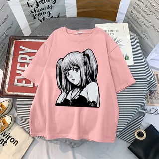 Áo thun ngắn tay Anime hai chiều hiphop Nhật Bản phong cách Harajuku