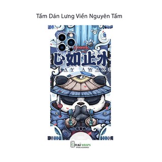 Tấm dán Skin Mặt Sau Gấu Panda FULL VIỀN Dành Cho 14prm, 13prm , 12prm , 11prm, ip11 , ip12 , ip13 - FukiShop