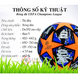 Bóng Đá Số 3 4 5, Trái Banh Da PU Cao Cấp Đủ Size Trẻ Em Người Lớn Thi Đấu Sân Cỏ Nhân Tạo & Sân Cỏ Tự Nhiên SIEU H
