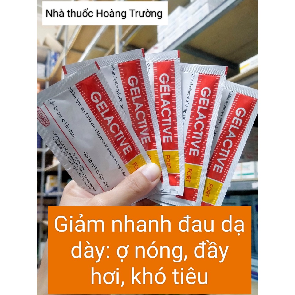 Hỗn dịch uống GELACTIVE Fort ( hộp 30 túi x 10ml) | Shopee Việt Nam