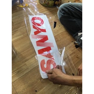 cắt chữ decal dán theo yêu cầu