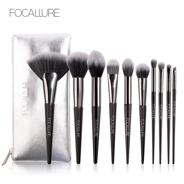 Bộ 10 Cọ Trang Điểm Focallure Chuyên Dụng