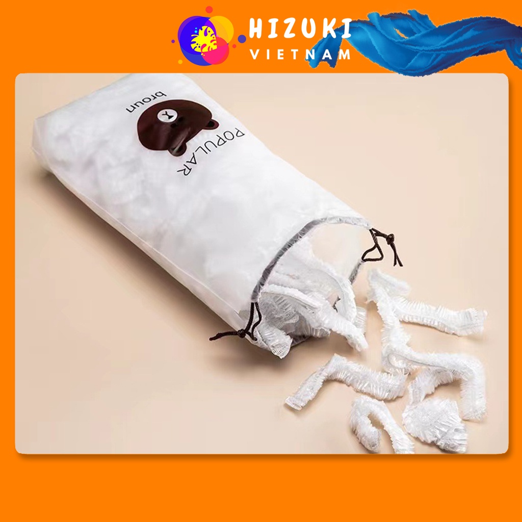 Túi 100 màn bọc thực phẩm túi gấu tiện lợi