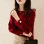 Áo Sweater Cổ Tròn Dáng Rộng Phong Cách Thời Trang Thu Đông Mới 2022