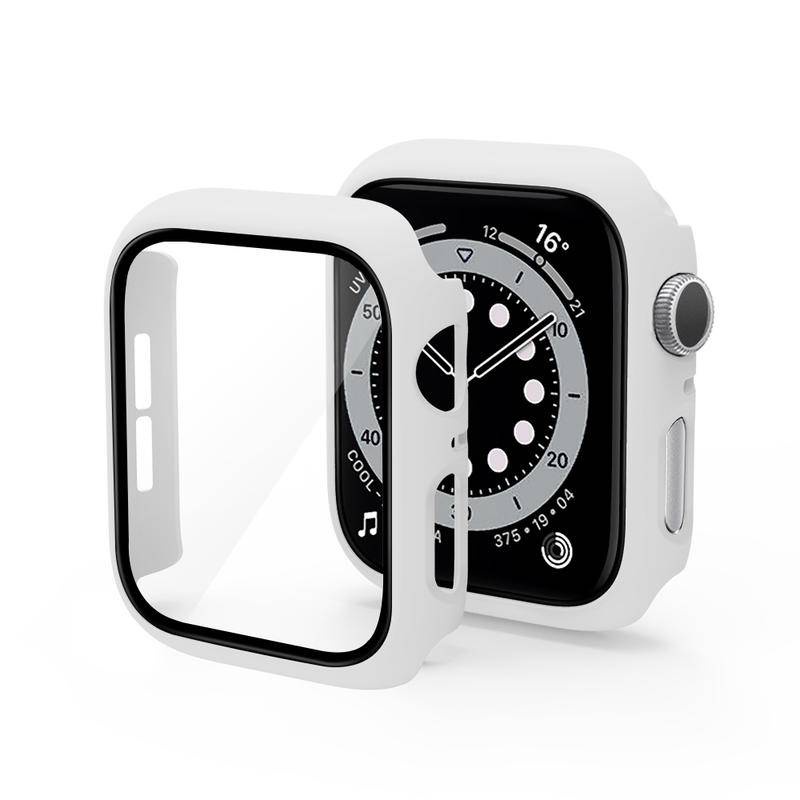 PC mờ cứng cho Apple Watch Series 9 8 7 6 5 4 3 2 1 SE SE2 bảo vệ toàn màn hình Ốp lưng cho iWatch 45mm 41mm 44mm 40mm 42mm 38mm