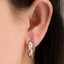 Unstop * Boho Circle Huggie Hoop Bông tai Chunky Tối giản Bông tai Trang sức nhẹ
