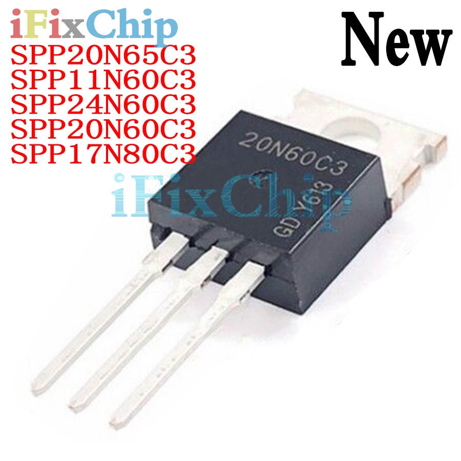 Transistor SPA20N60C3 TO-220F - 1 Pièce Neuve, Générique, Pour Réparation électronique