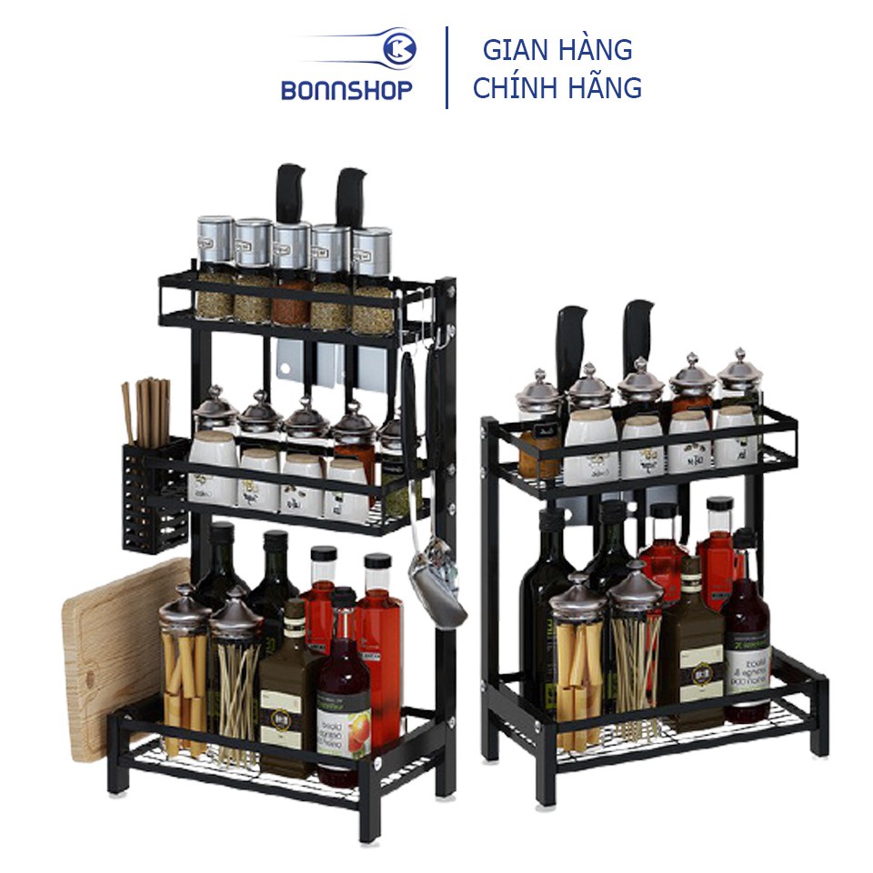 Kệ Gia vị - Sơn 5 lớp chống gỉ - Chất liệu dày dặn - Kiểu dáng sang trọng - Giao nhanh