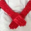 Găng Tay Dài Ngón Cho Cosplay Sự Kiện, Phù Hợp Với Áo Dài Sân Khâu Màu Trơn