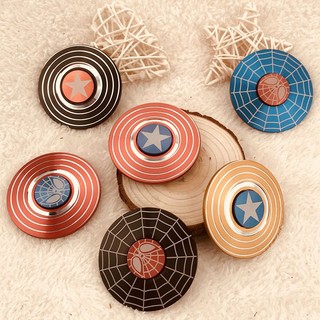 Con Quay Spinner 6cm – Hình Captain America Và Spider-Man, Đồ Chơi Giải Trí Giảm Stress Cho Cả Trẻ Em Và Người Lớn