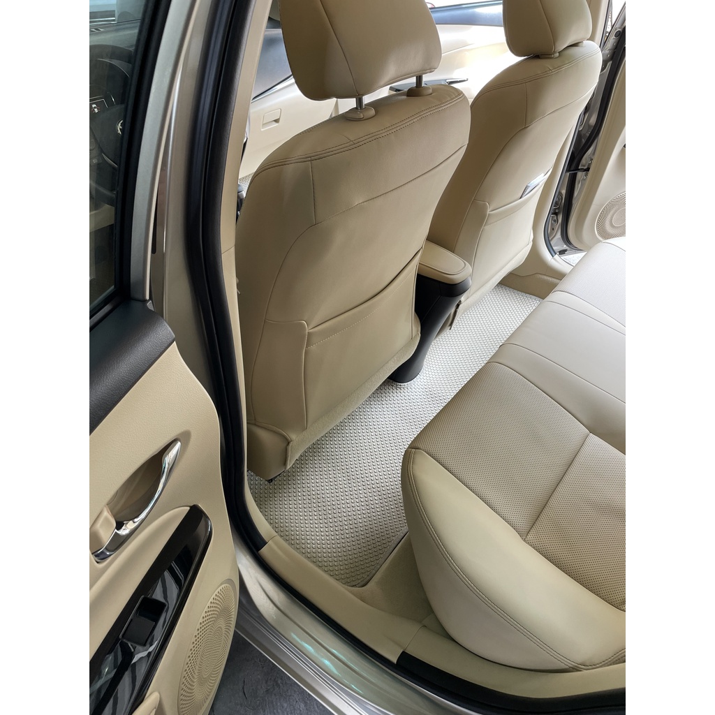 Thảm lót ô tô KATA cho xe Toyota Vios (2014 - 2025) - Khít với sàn, Chống trơn, Không mùi, Không ẩm mốc