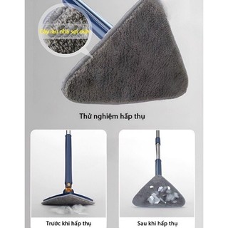 Bông lau nhà hình tam giác,Bông lau thay thế cây lau nhà tam giác tự vắt