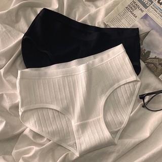 Quần Lót Cotton Lưng Vừa Plus Size Quyến Rũ Cho Nữ[Luyoo11]
