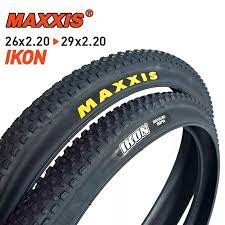 Vỏ/ Lốp Xe Đạp MTB Maxxis IKon Bicycle Tire, Áp Suất Tối Đa 65 PSI, Kích Thướt 26,27.5,29 Inch, Nhiều Gai Đều, Chữ Vàng