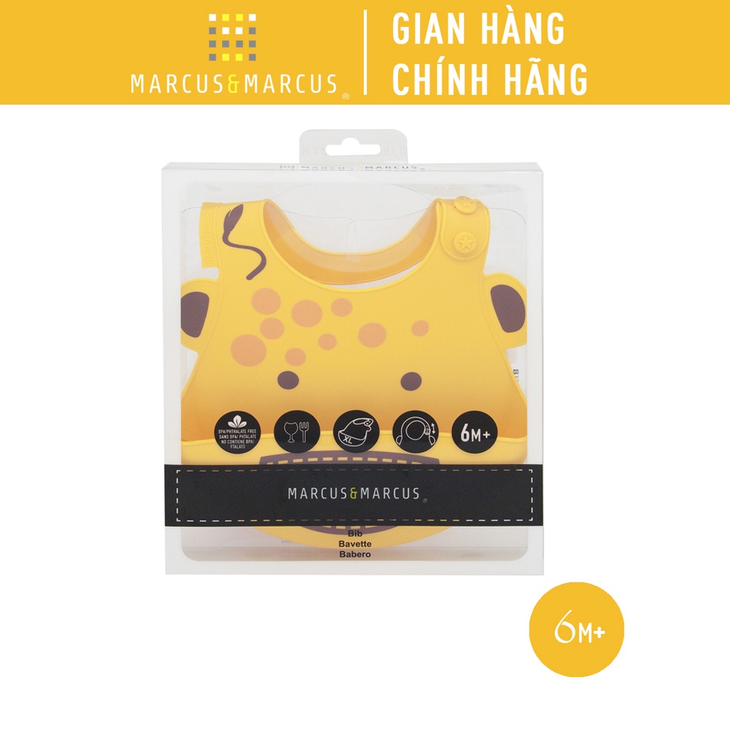 Ảnh Yếm silicon ăn dặm cho bé Marcus & Marcus, từ 6 tháng - Lola 1