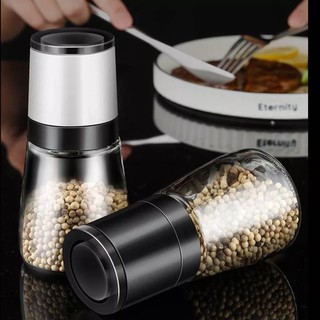 Dụng Cụ Đựng Và Xay Tiêu  xay muối hôt bằng tay mini   -   Lọ đựng tiêu xay tiêu inox 304 cao cấp