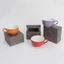 Volcano Ly sứ Origami Latte Bowl 250ml uống trà cà phê