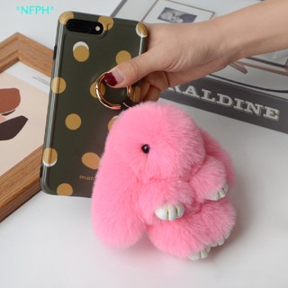 ELBBKG Nfph > Móc khóa nhồi bông lông thú đáng yêu để trang trí túi xách / ô tô mới