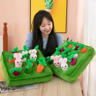 DE Cà Rốt Thu hoạch Trò Chơi Đồ Chơi Sang Trọng Cho Bé Trai Và Bé Gái 1 2 3 Tuổi Phân Loại Giáo Dục Xếp Hình Đồ Chơi Học Tập