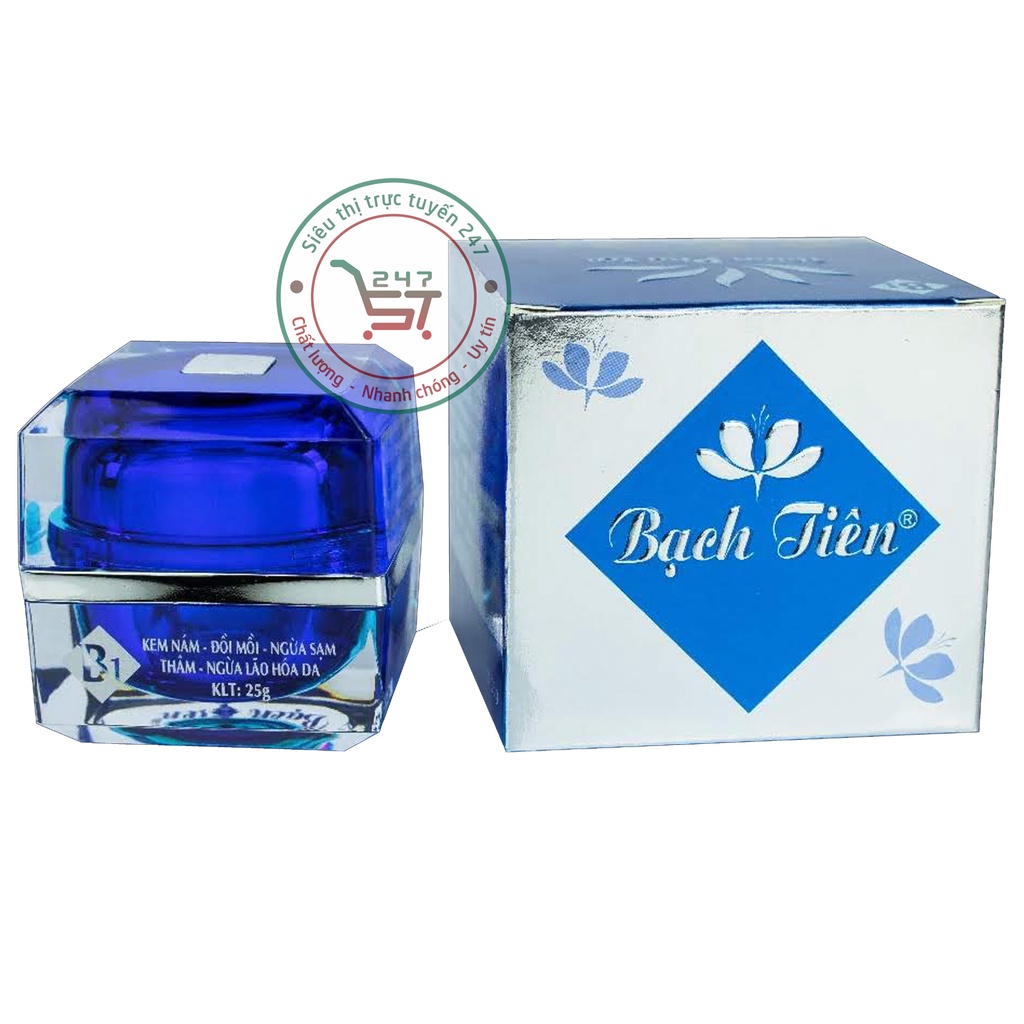 Kem Nám Tàn nhang dưỡng Trắng da ngừa Sạm Đồi mồi Thâm Ngừa lão hóa Bạch Tiên (xd-bạc)
