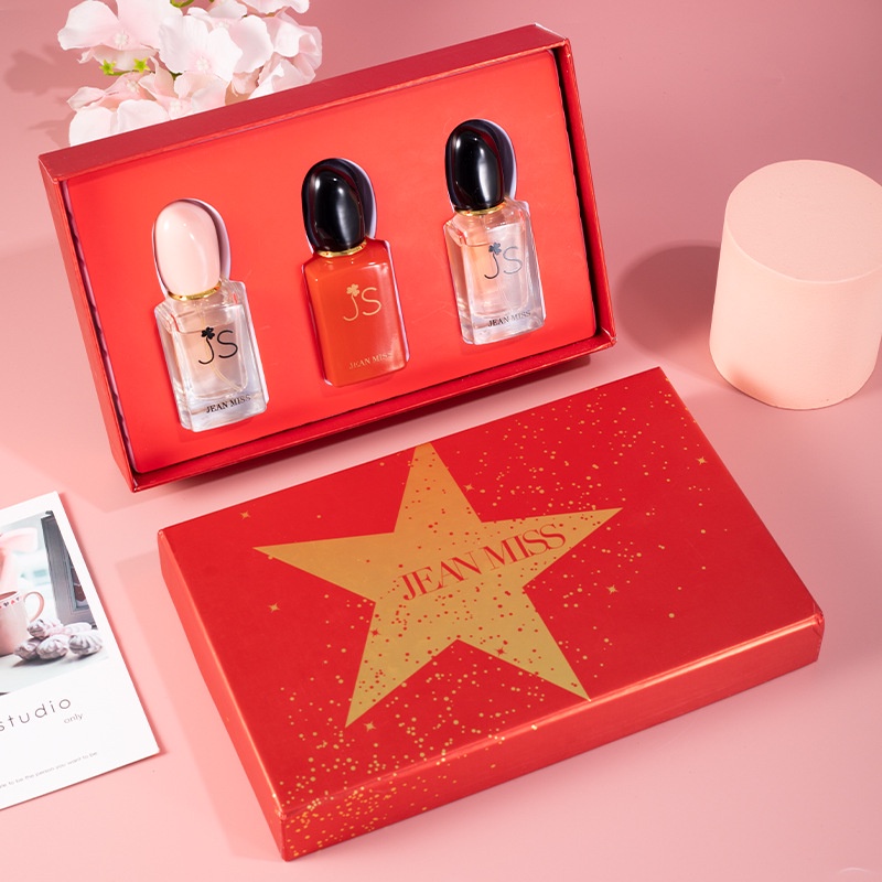 Bộ quà tặng nước Hoa Nữ, Nước Hoa Jean Miss Lifetime Love 3x30ml Thanh lịch, Quyến rũ và Ngọt ngào - Chính hãng