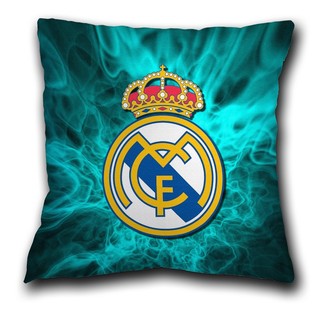 Logo Real Madrid Vỏ Gối World Cup Câu Lạc Bộ Bóng Đá Vỏ Gối Một Mặt In Hình Chữ Nhật Polyester Vỏ Gối Phòng Ngủ Sofa Trang Trí Nhà Gối (Không Có Lõi Gối)