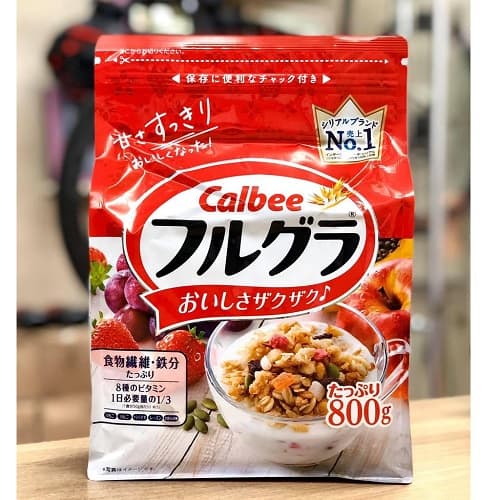 Ngũ cốc calbee Nhật Bản 800g