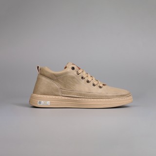[ NEAN SHOES ] Giày Sneaker Nam Cổ Lửng Da Nappa Cao Cấp Đế Cao Su Đúc 3 Màu Nâu Đen Kem – NEAN Shoes
