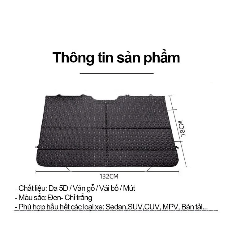 Đệm Giường Du Lịch, đệm ghế sau, nệm ghế dạng treo Lắp Trên Ô Tô, Xe Hơi