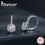BAMOER Bông Tai bạc 925 1 ct Màu d vvs1 Cao Cấp Thời Trang Cho Nữ