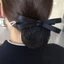 DARON Nữ Mùa Xuân Kẹp Barrettes Thanh Lịch Nơ Lưới Tóc Nơ Tóc Bun Cover Lady Dance Mũ Đội Đầu Đuôi Ngựa Kẹp