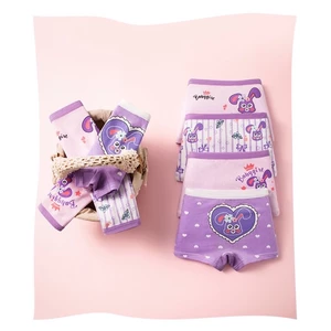 Quần chíp bé gái, quần lót trẻ em cotton hình thỏ tím ngộ nghĩnh Maruka Fashion