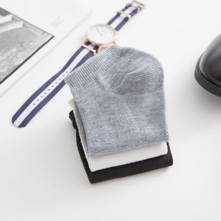 Tất nam cổ lửng siêu xịn thoáng mát cotton co dãn cao cấp mịn màn Kingshop T054