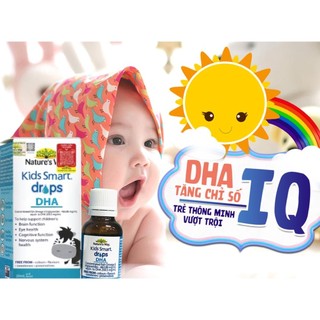 DHA dạng giọt Nature's Way Kids Smart Drops DHA 20ml cho bé