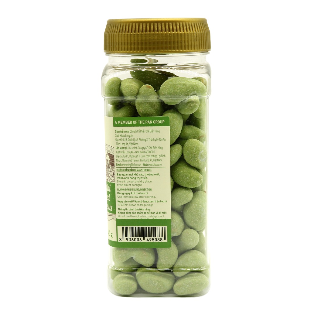 Hạt điều Wasabi mù tạt cay nồng LAFOOCO các size 100g