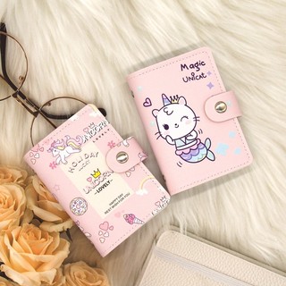 Pokemon Pikachu Doremon Unicorn Túi đựng thẻ chống từ tính ngân hàng quà tặng hoạt hình di động dành cho nam và nữ