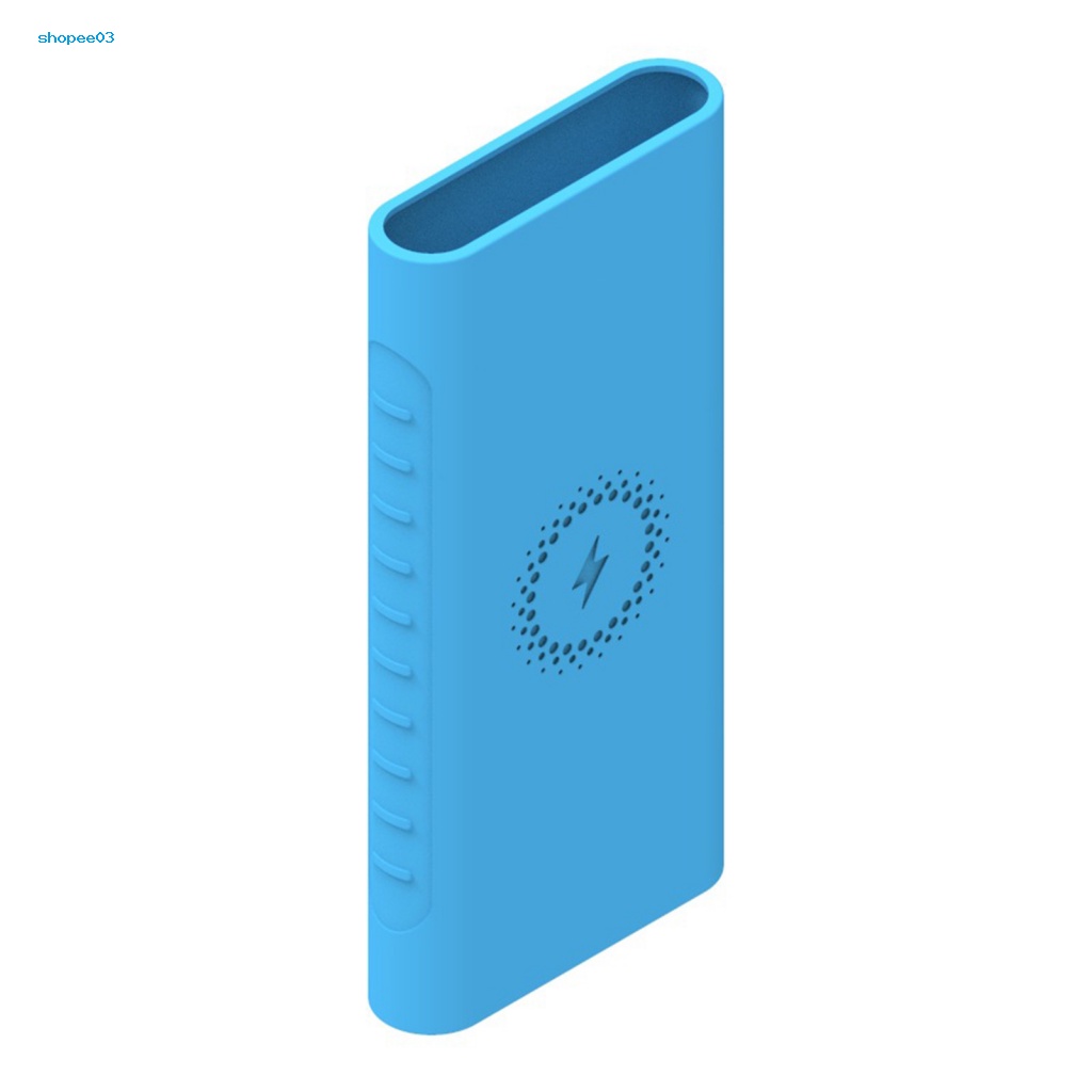 Vỏ Bọc Pin Sạc Dự Phòng Xiaomi Mobile Power Generation 3 10000mah Bằng Silicon Mềm Chống Trượt