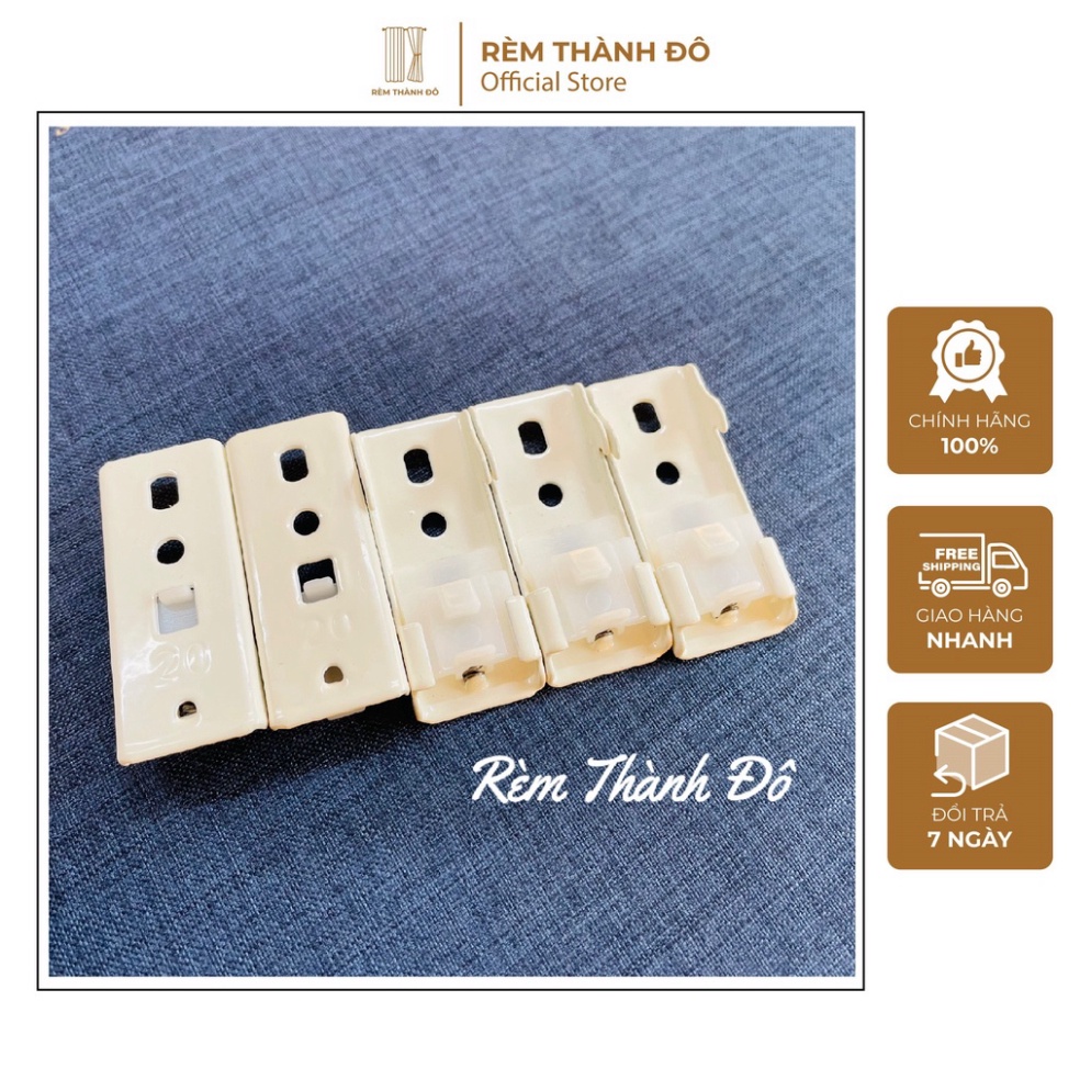 Phụ kiện lắp thanh ray treo rèm /ke treo thanh trượt trên trần/ phụ ...